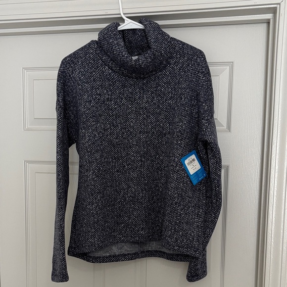 Columbia Women's Navy Cowl Neck Pullover - Picture 1 of 3